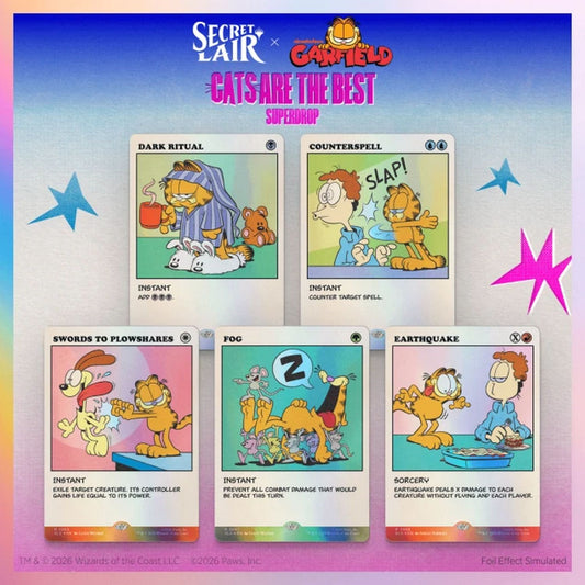 Magic the Gathering: Secret Lair x Garfield: As Intended Foil Edition