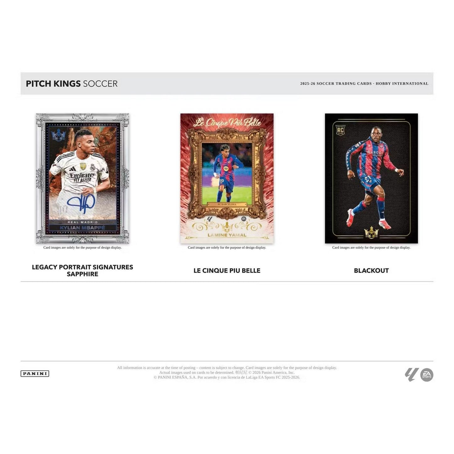 2025-26 Panini Pitch Kings Soccer Hobby International Box