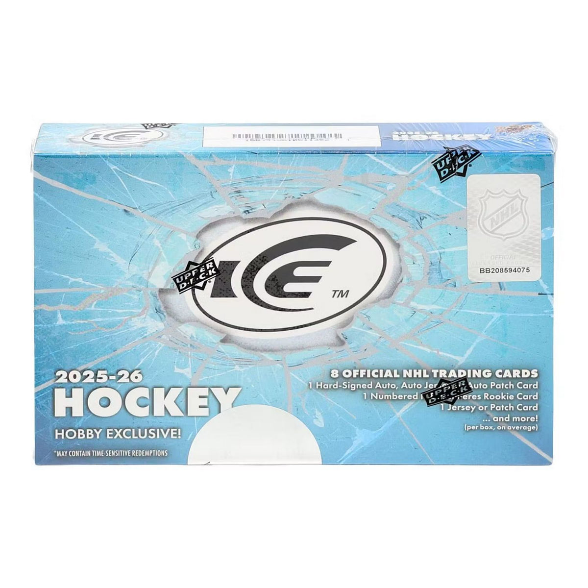 2025-26 Upper Deck Ice Hockey Hobby Box *Contact Us To Order*