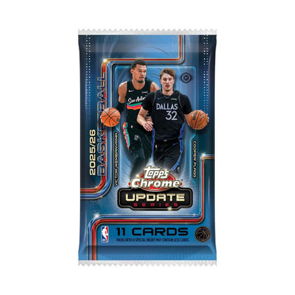 2025-26 Topps Chrome Update Series Basketball Jumbo Box