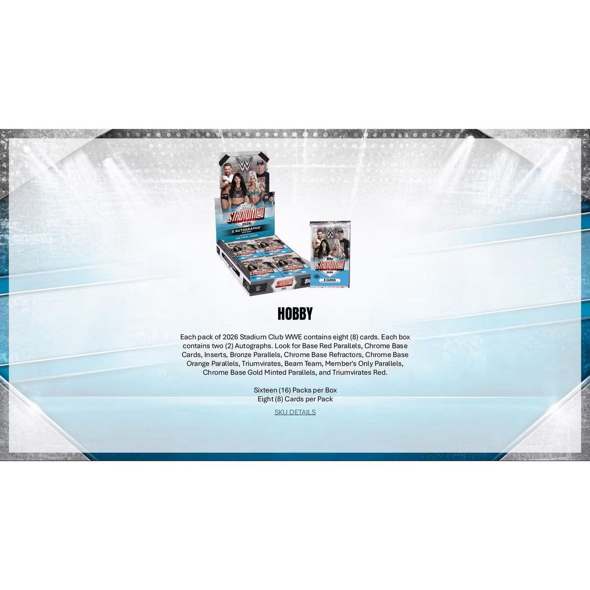 2026 Topps Stadium Club WWE Wrestling Blaster Box