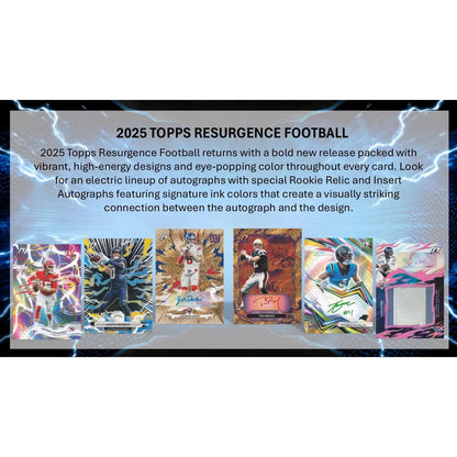 2025 Topps Resurgence Football Mega Box