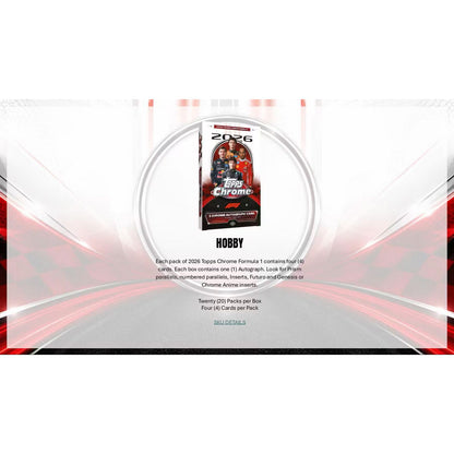 2026 Topps Chrome F1 Formula 1 Mega Box