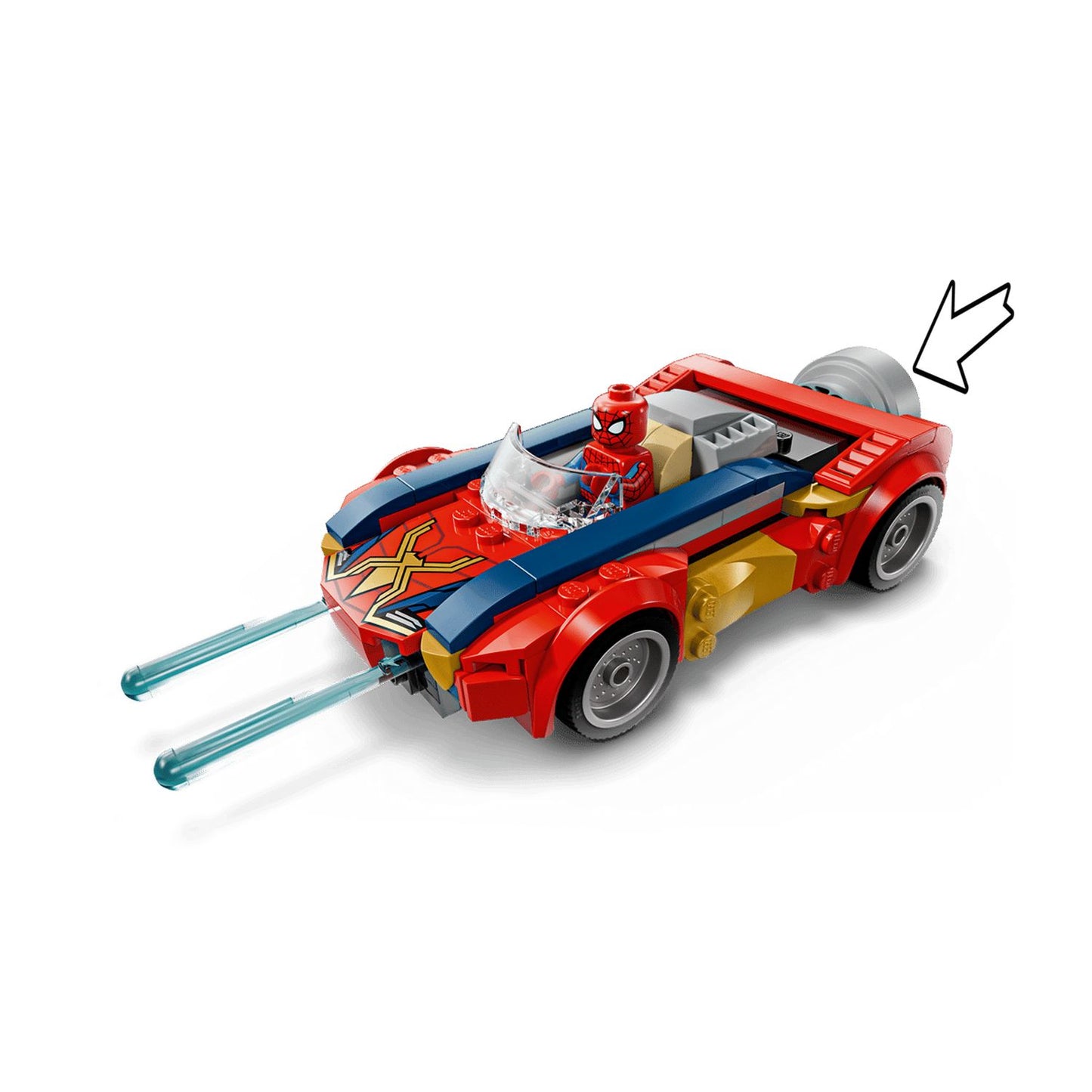 LEGO Spider-Man Car vs. Venomized Wolverine 76336