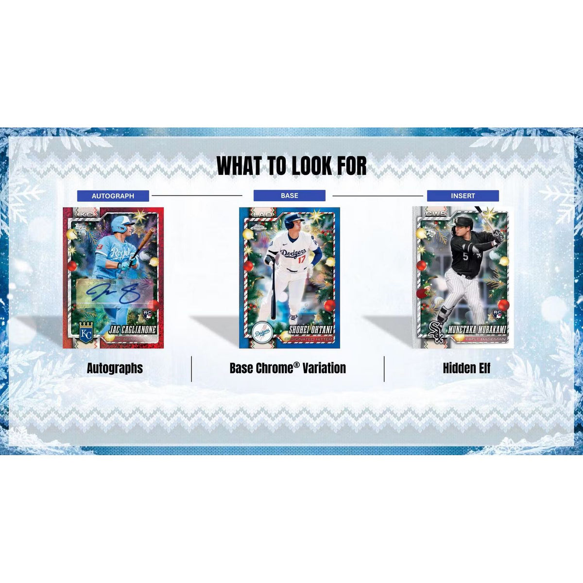 2026 Topps Holiday Baseball Hobby Collector 3-Tin Box