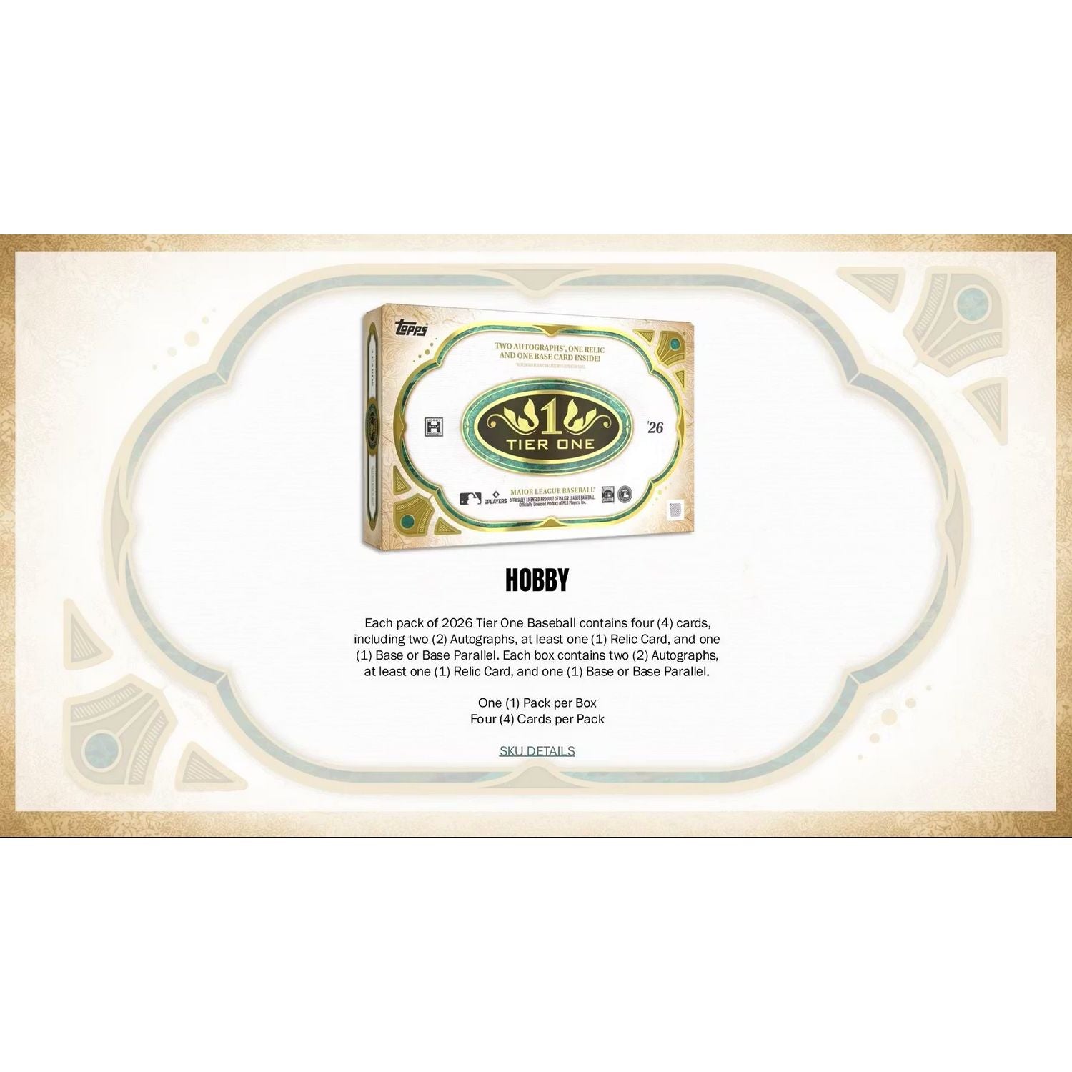 2026 Topps Tier One Baseball Hobby Box、Topps、kayou