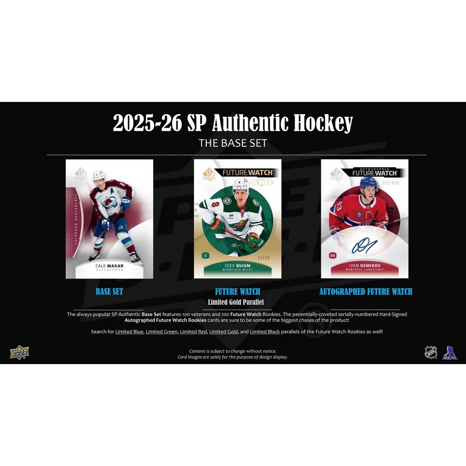 2025-26 Upper Deck SP Authentic Hockey Hobby Box *Contact Us To Order*、Upper Deck、kayou