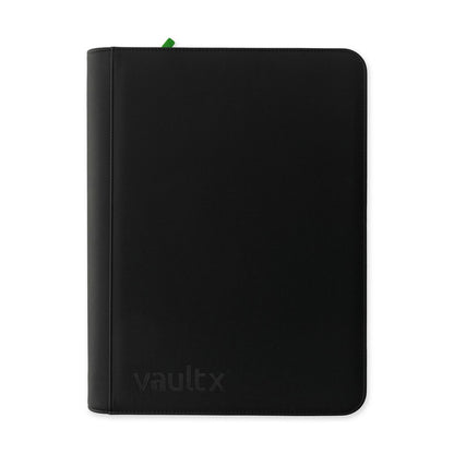 Vault X 16-Pocket Exo-Tec Zip Binder XXL (Signature Black)