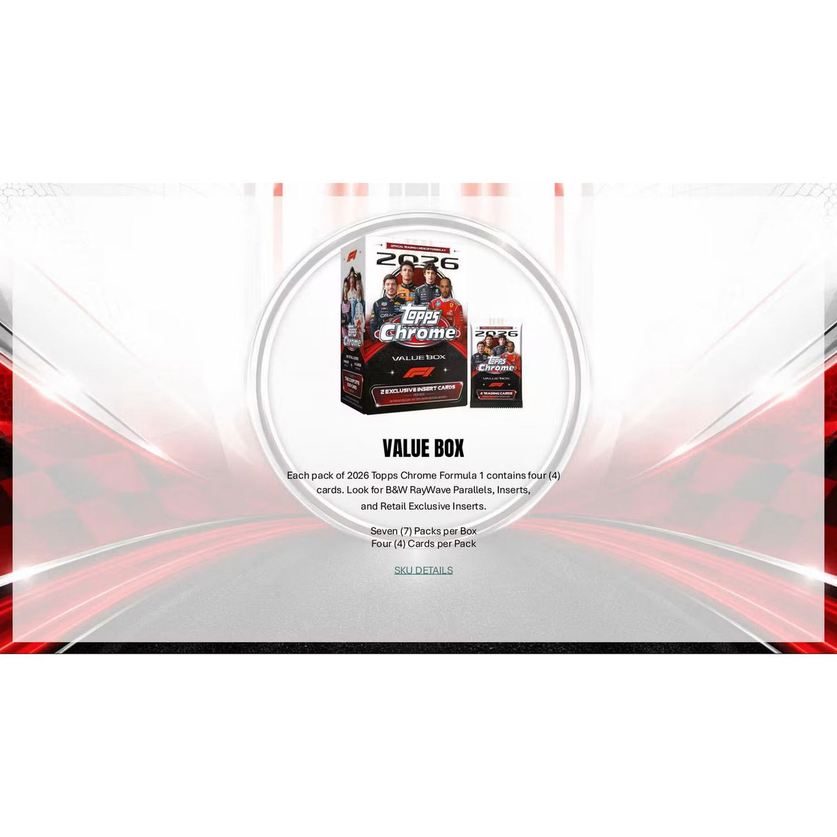 2026 Topps Chrome F1 Formula 1 Hobby Box