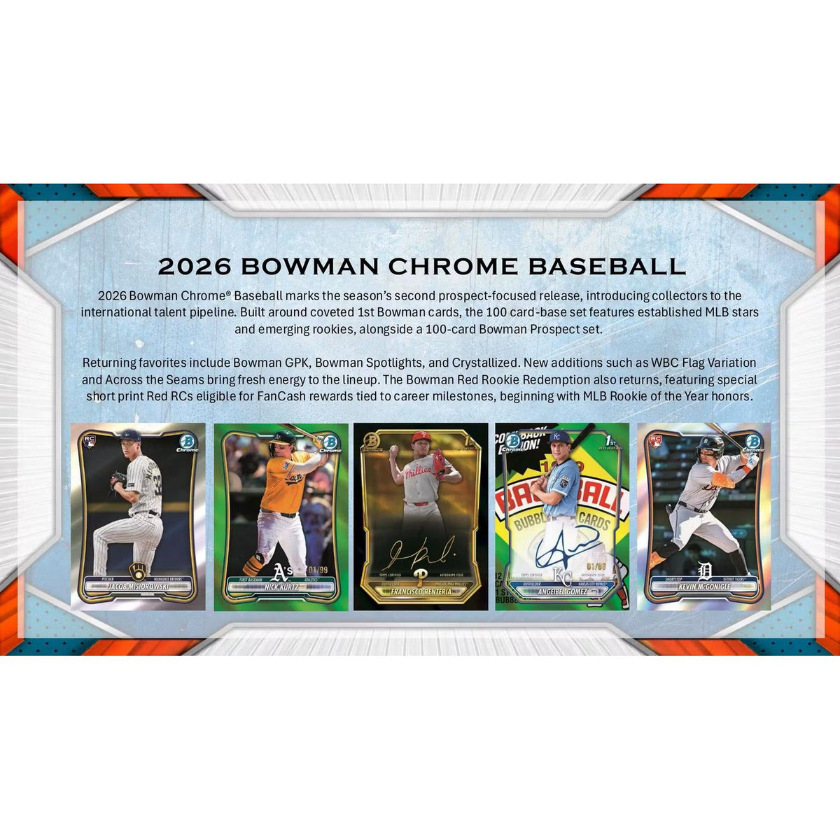 2026 Topps Bowman Chrome Baseball Mega Box