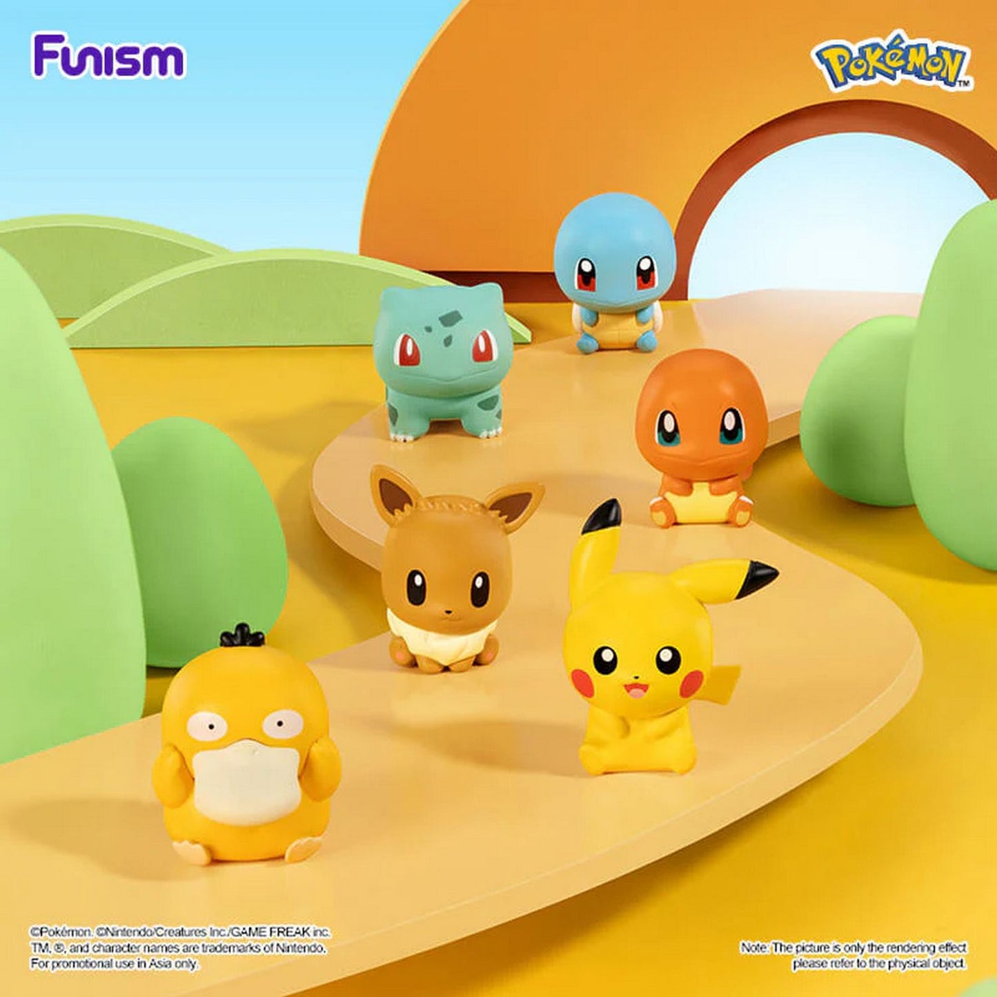 Funism Pokemon Palmsize Wonders Series 1 Figures