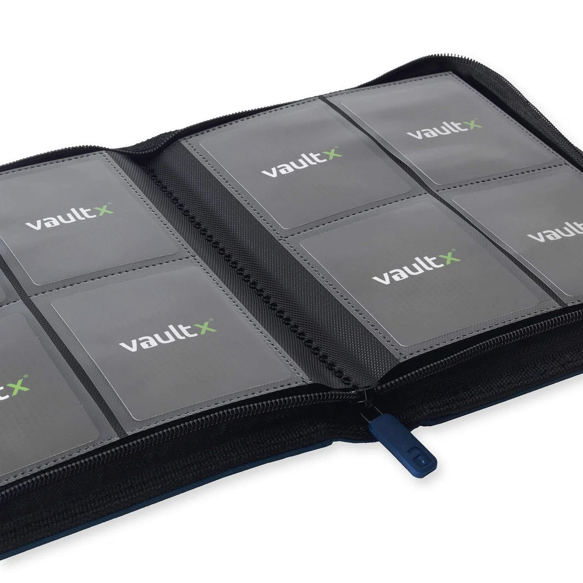 Vault X 4-Pocket Exo-Tec Zip Binder (Royal Blue)