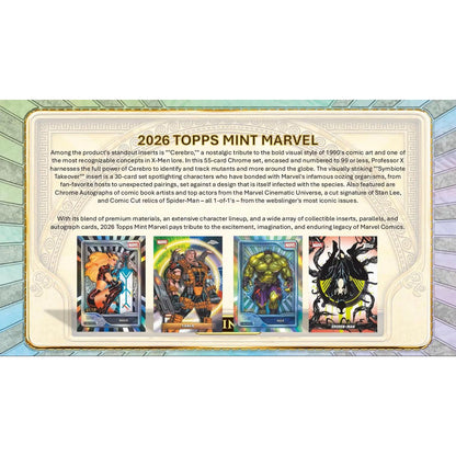 2026 Topps Marvel Mint Hobby Box