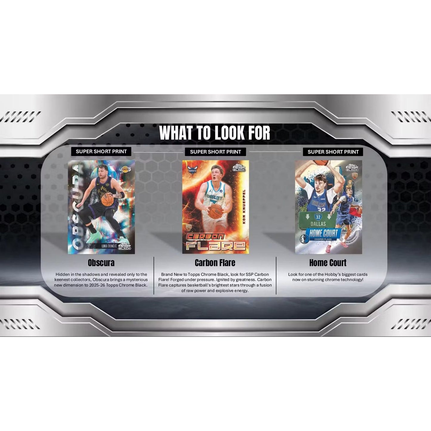 2025-26 Topps Chrome Black Basketball Hobby Box