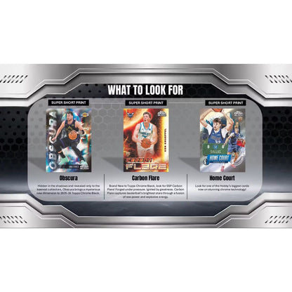 2025-26 Topps Chrome Black Basketball Hobby Box
