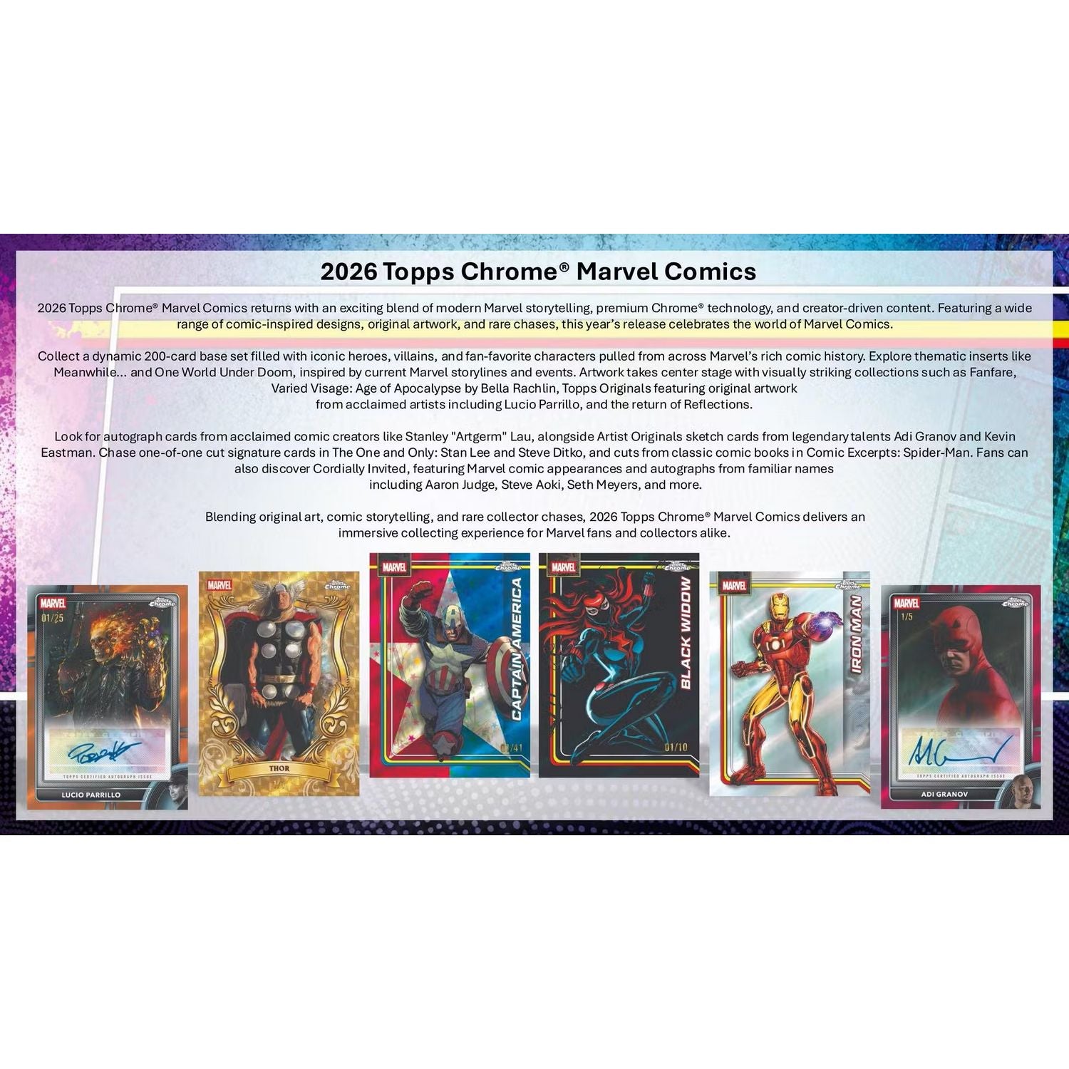 Topps Chrome 2026 Marvel Blaster Box
