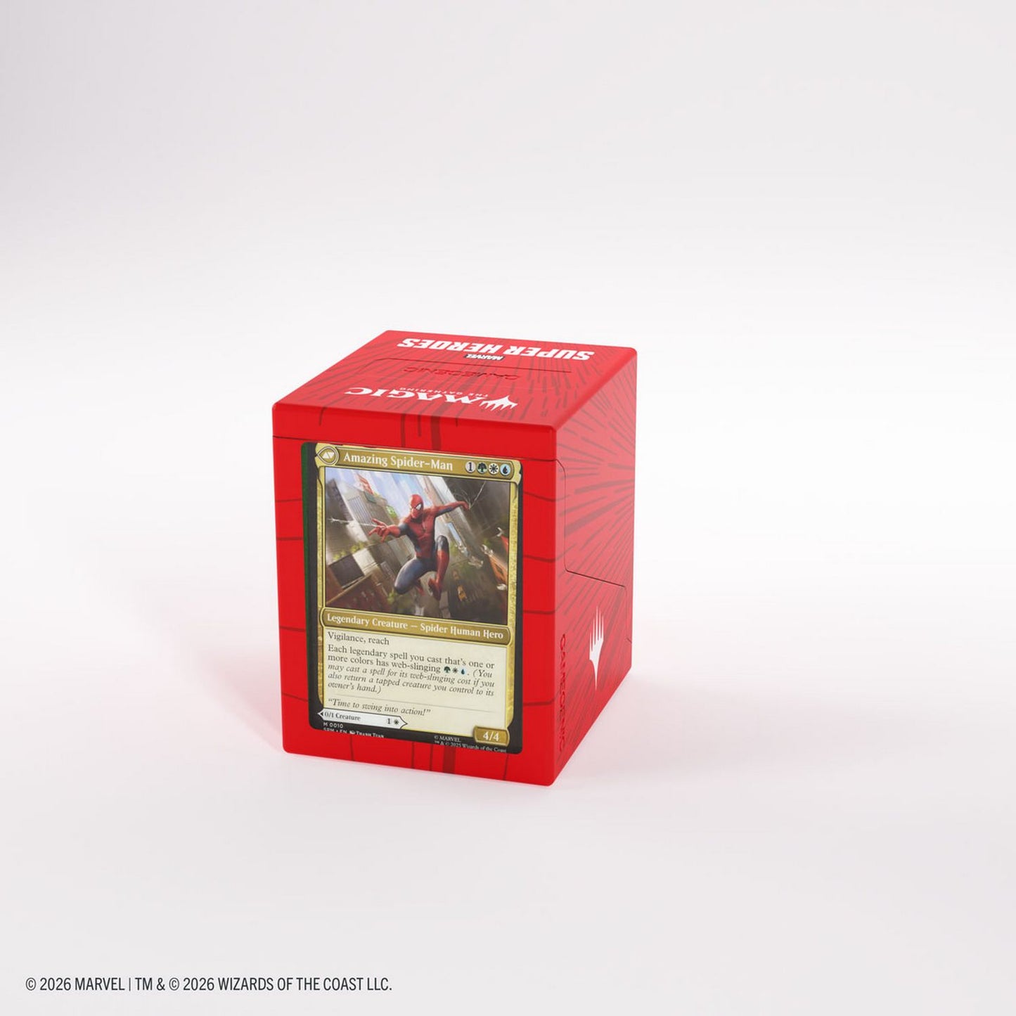Gamegenic: Magic the Gathering | Marvel Super Heroes Bastion 100+ XL (Comic Burst Red)