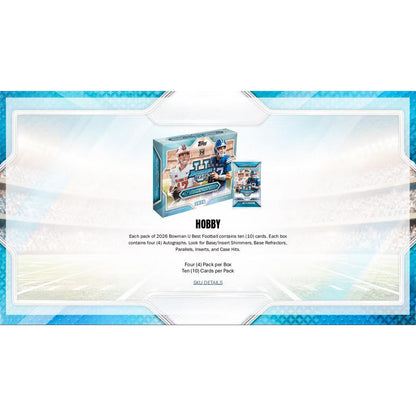 2026 Topps Bowman University Best Football Hobby Box