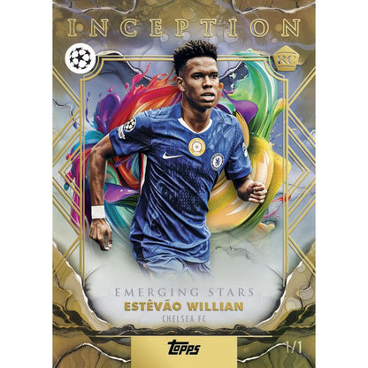 2025-26 Topps Inception UEFA Club Competitions Soccer Hobby Box