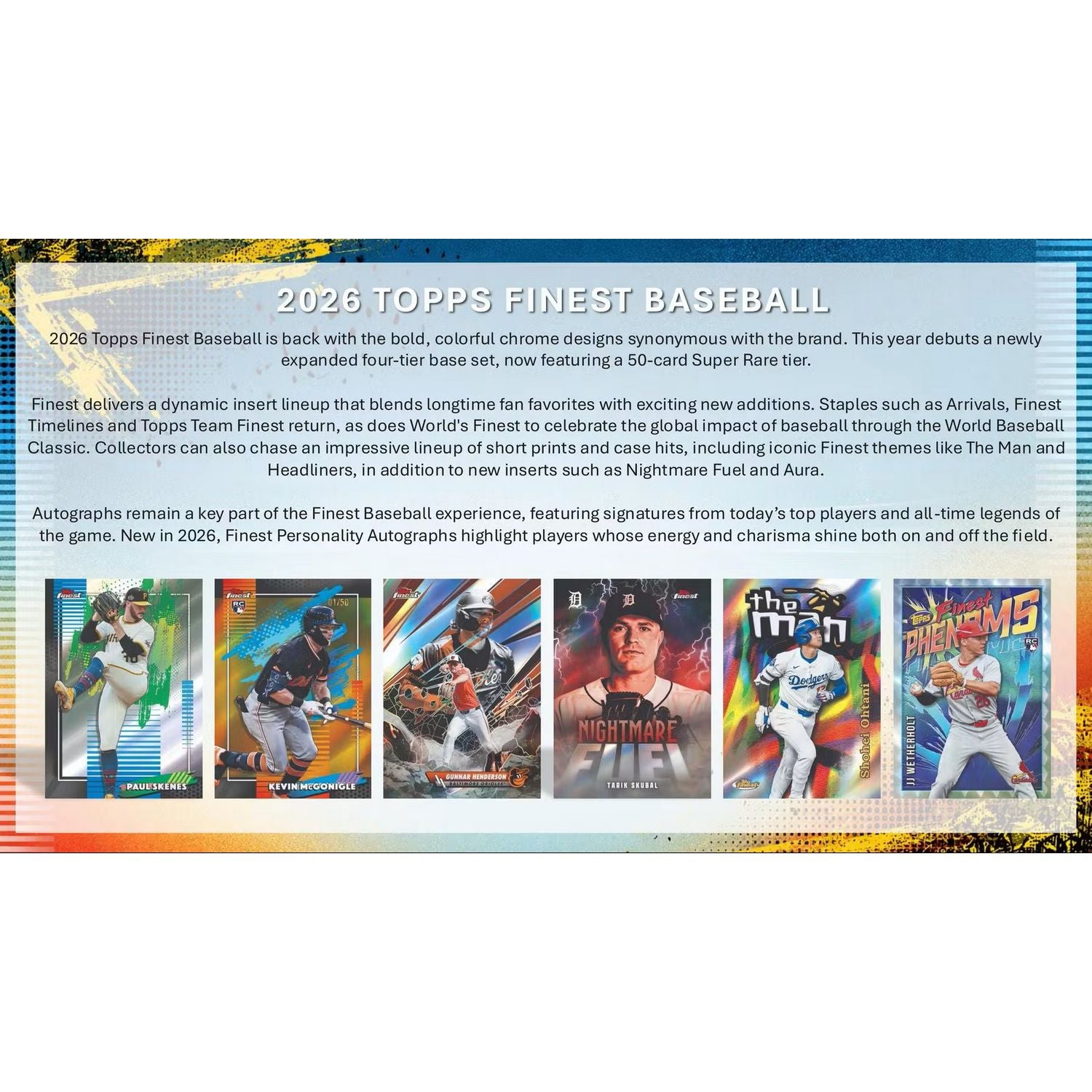 2026 Topps Finest Baseball Mega Box、Topps、kayou