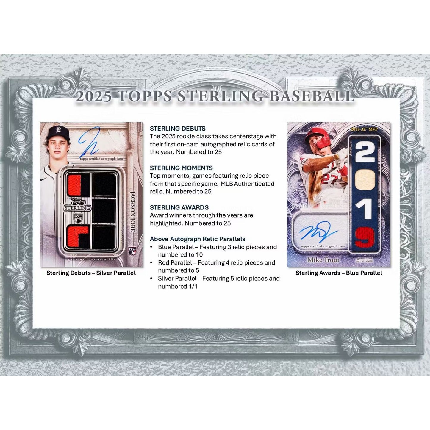 2025 Topps Sterling Baseball Hobby Box