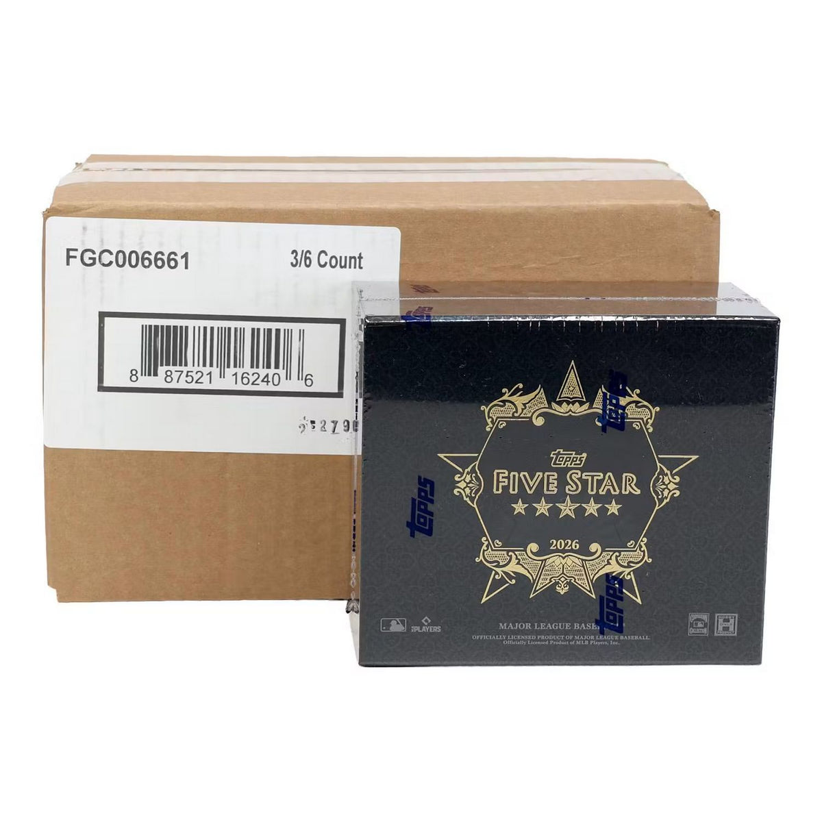 2026 Topps Five Star Baseball Hobby 3-Box Case