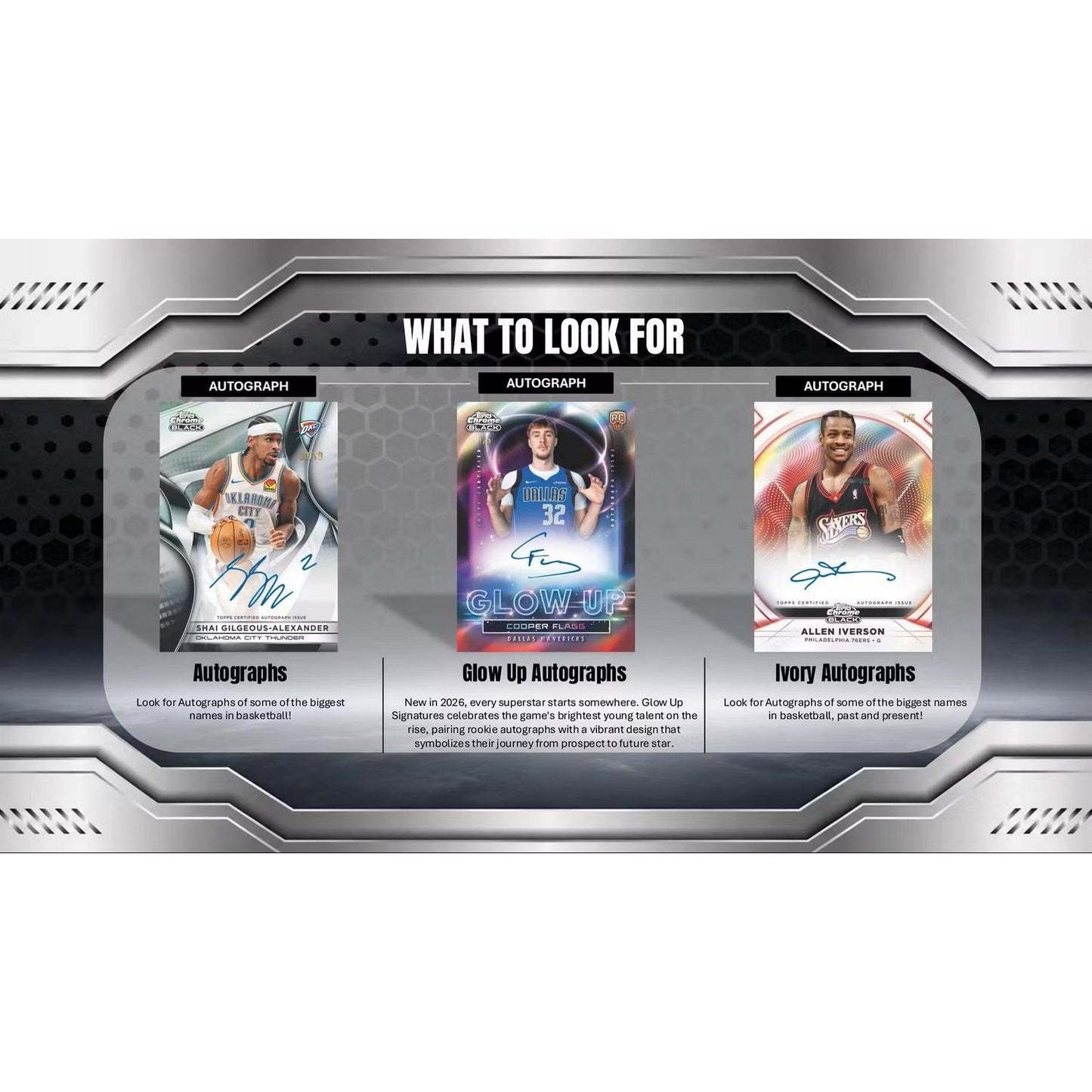 2025-26 Topps Chrome Black Basketball Hobby Box