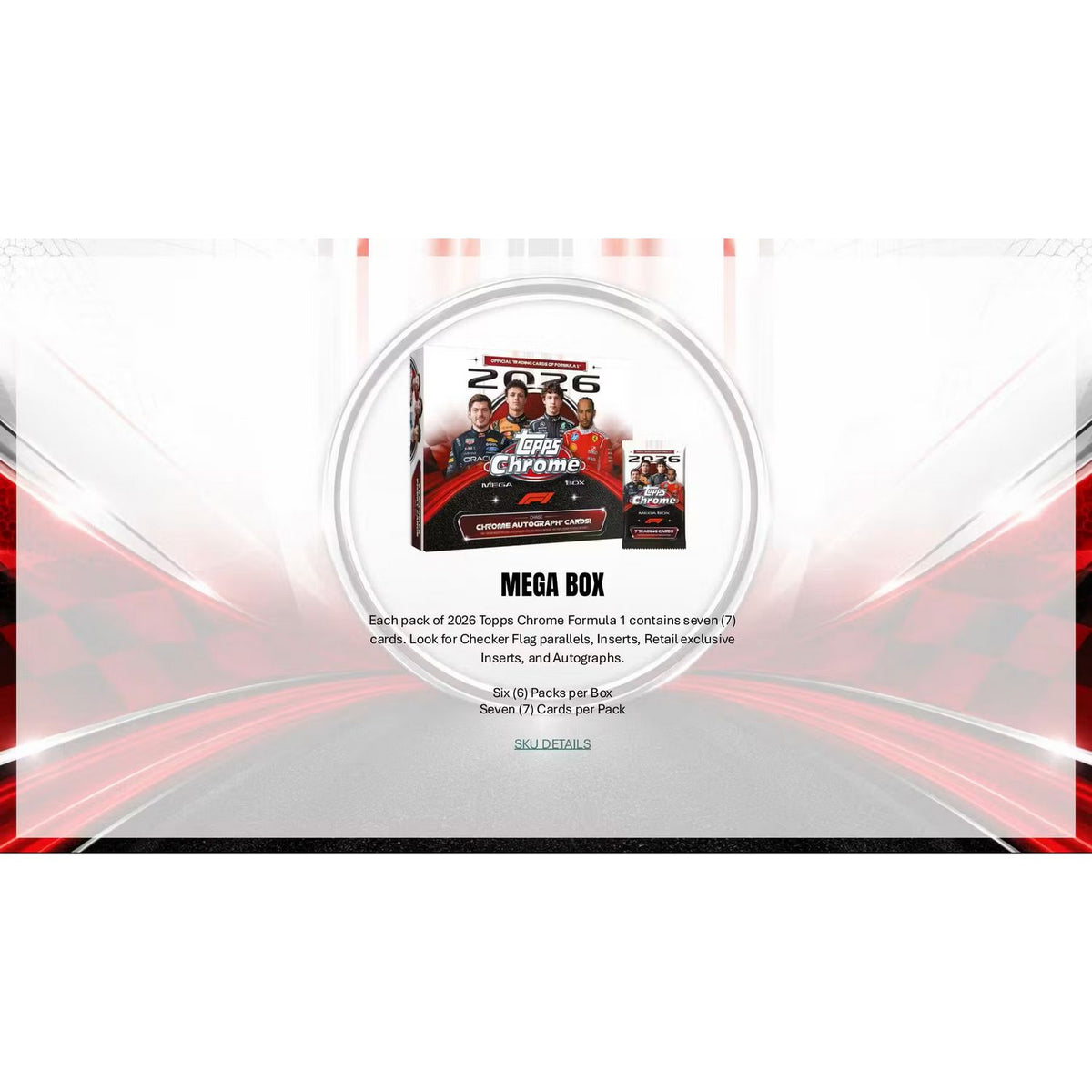 2026 Topps Chrome F1 Formula 1 Mega Box