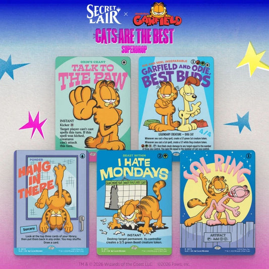 Magic the Gathering: Secret Lair x Garfield: Motivationally Challenged