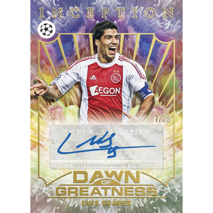 2025-26 Topps Inception UEFA Club Competitions Soccer Hobby Box