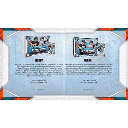 2026 Topps Bowman Chrome Baseball Breaker's Delight Box