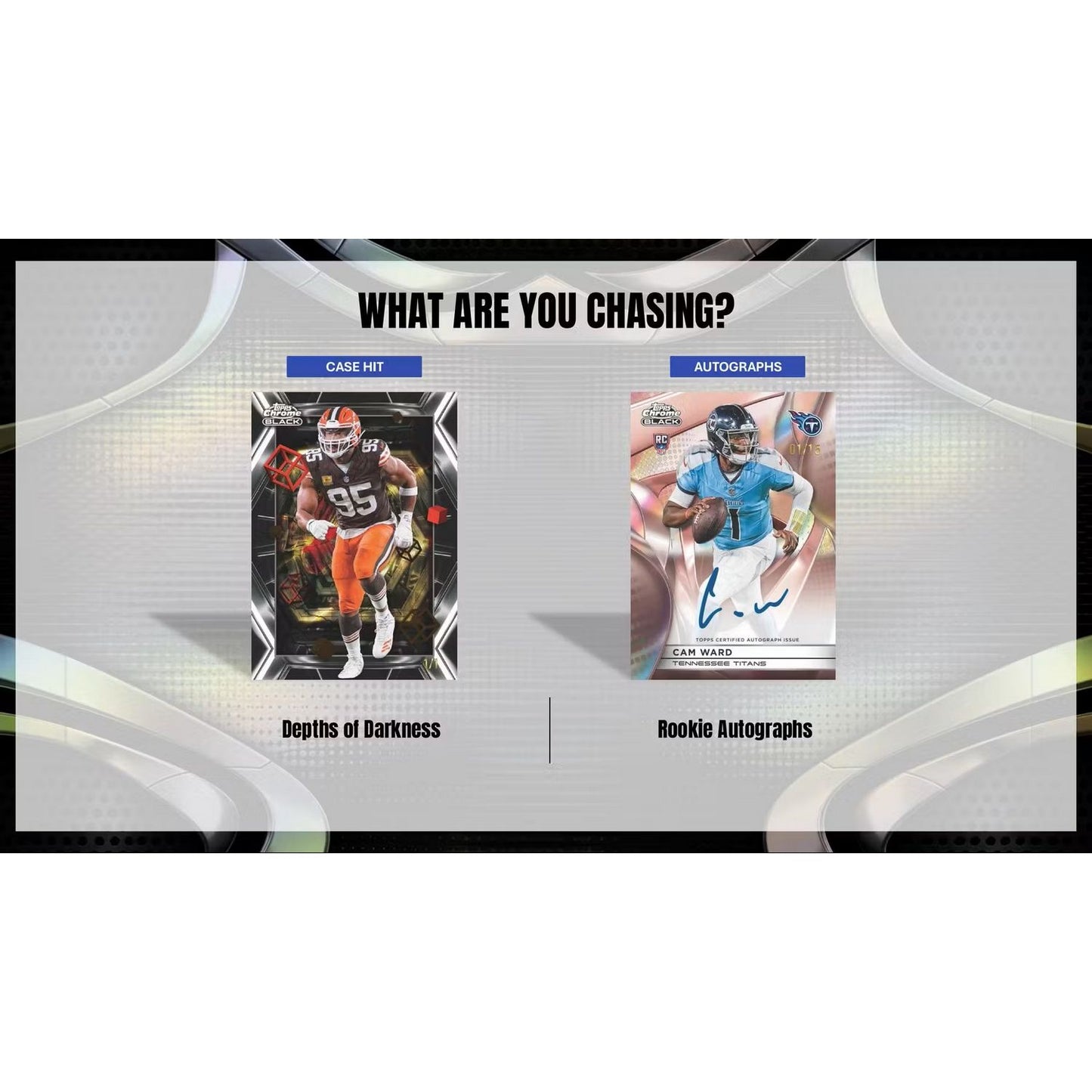 2025 Topps Chrome Black Football Hobby Box
