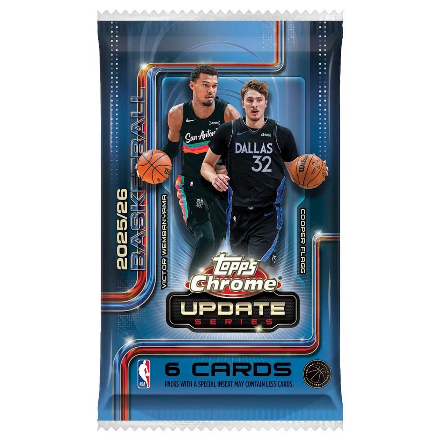 2025-26 Topps Chrome Update Series Basketball Mega Box