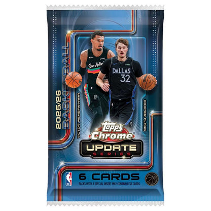 2025-26 Topps Chrome Update Series Basketball Mega Box