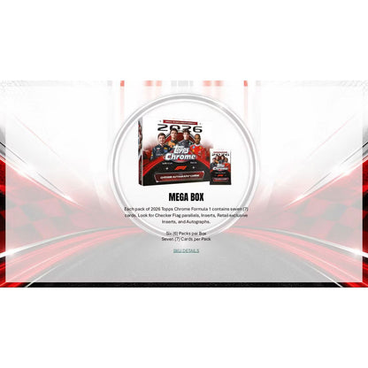 2026 Topps Chrome F1 Formula 1 Hobby Box