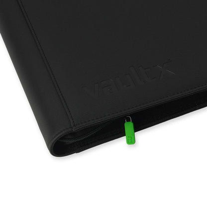Vault X 16-Pocket Exo-Tec Zip Binder XXL (Signature Black)