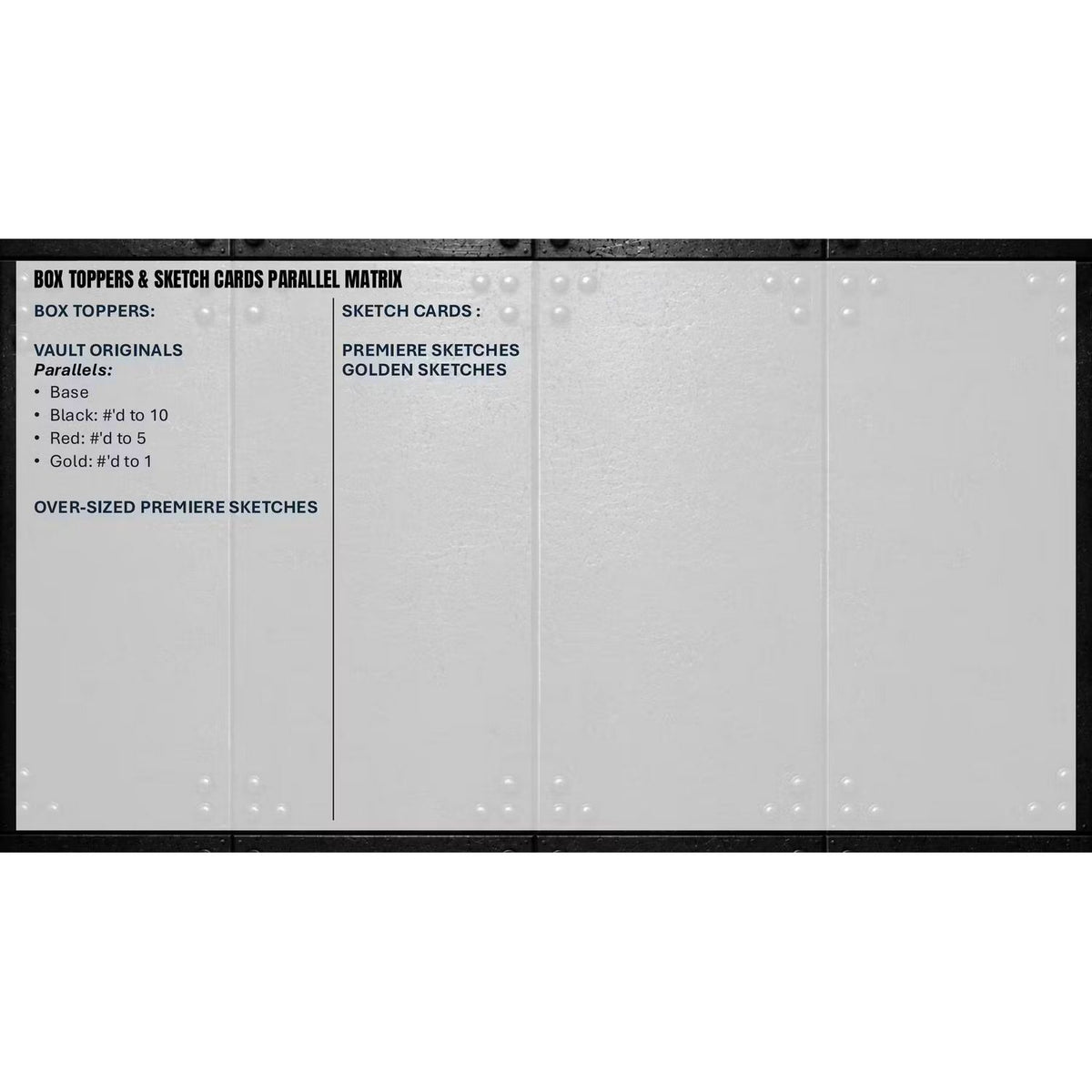 2026 Topps Vault Marvel Hobby Box