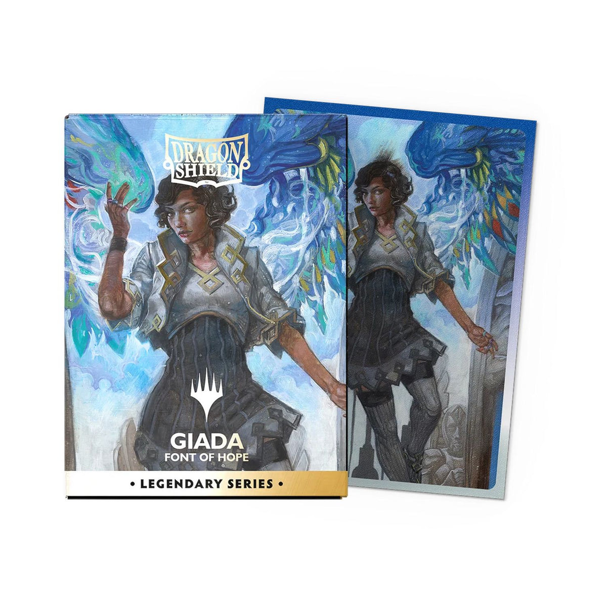 Dragon Shield: Legendary Series - 100ct Matte Dual Art Standard Sleeves (Giada, Font of Hope)