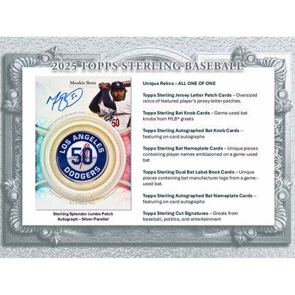 2025 Topps Sterling Baseball Hobby Box