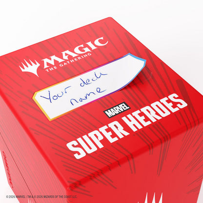 Gamegenic: Magic the Gathering | Marvel Super Heroes Bastion 100+ XL (Comic Burst Red)