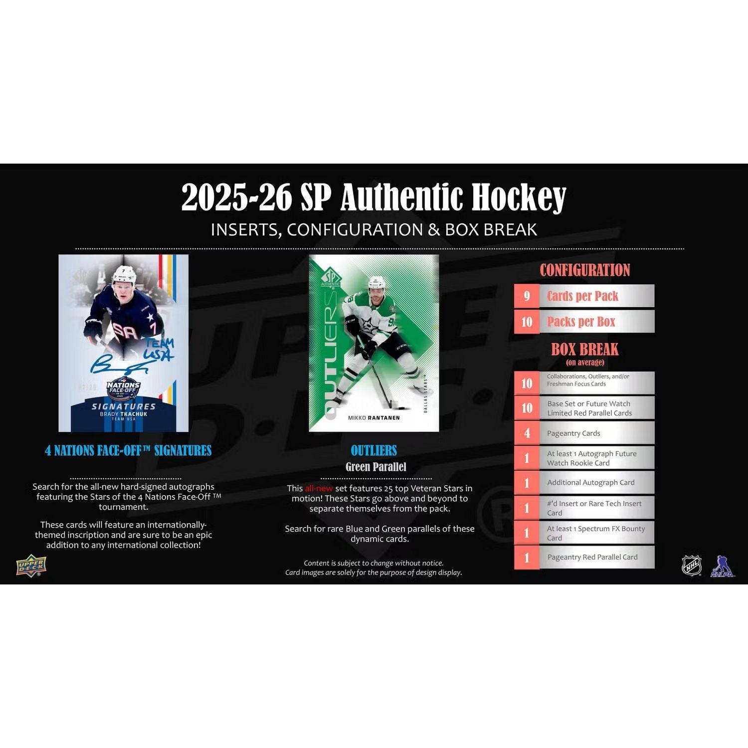 2025-26 Upper Deck SP Authentic Hockey Hobby Box *Contact Us To Order*、Upper Deck、kayou