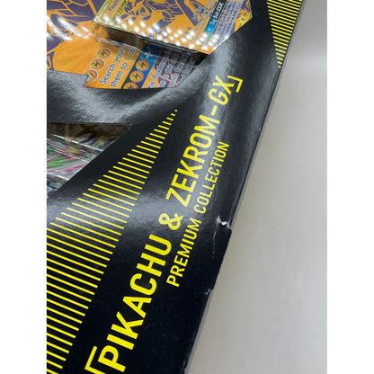 Pokemon: Pikachu & Zekrom GX Premium Collection #1 *See Pictures for Condition*