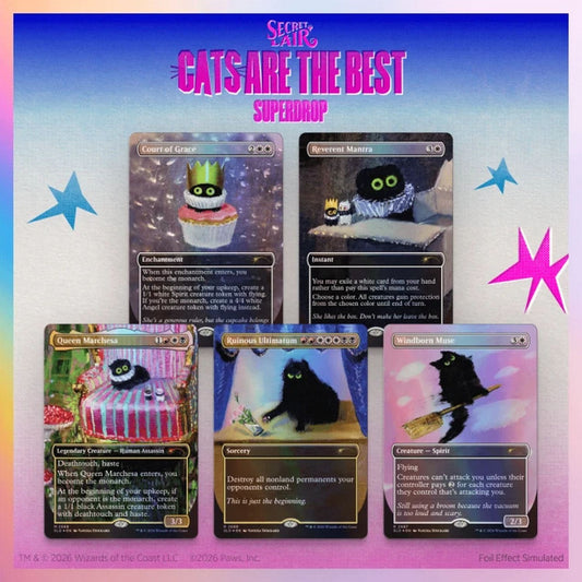 Magic the Gathering: Purr Majesty Foil Edition Secret Lair