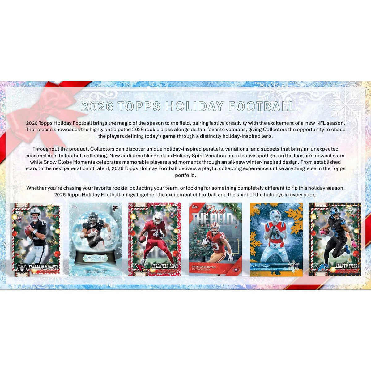2026 Topps Holiday Football Mega Box