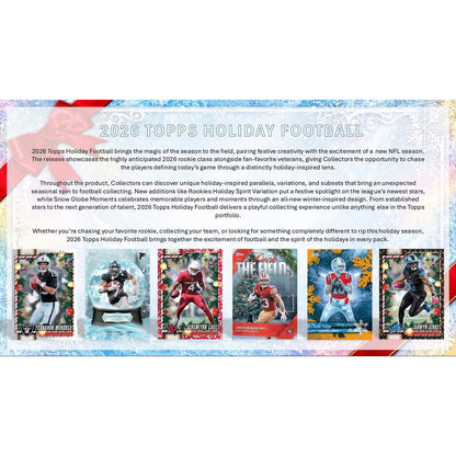 2026 Topps Holiday Football Mega Box