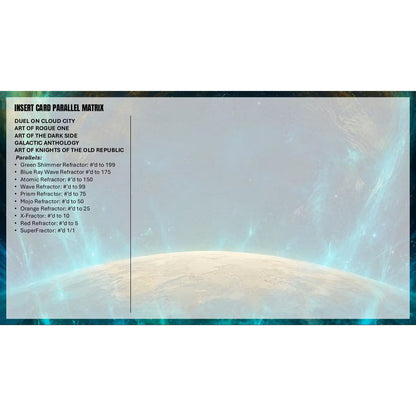 2026 Topps Star Wars Chrome Galaxy Hobby Box