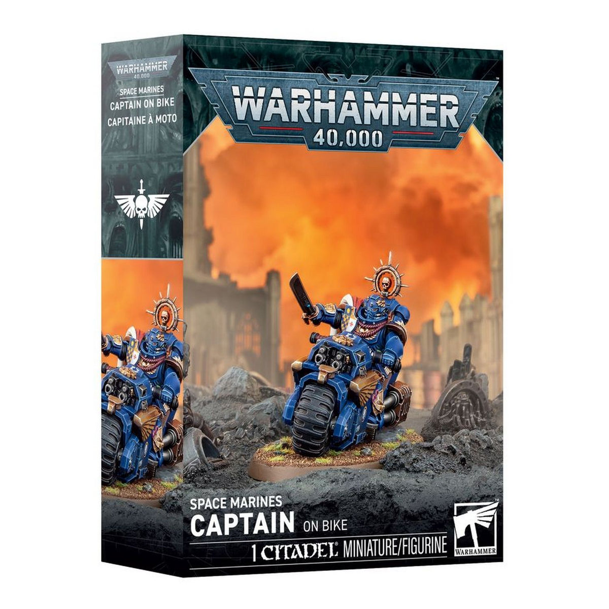 Warhammer 40K: Space Marines - Captain on Bike