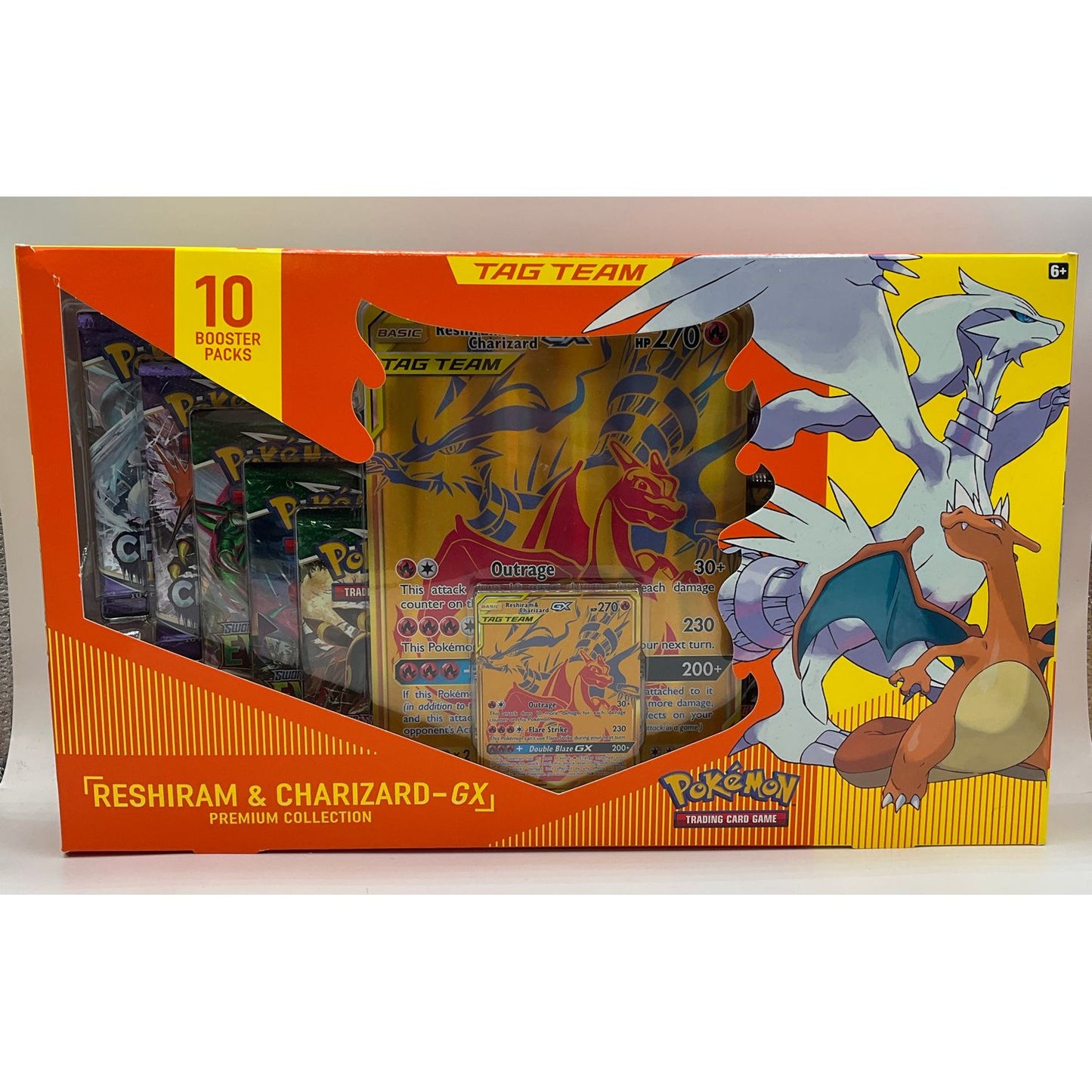 Pokemon: Reshiram & Charizard GX Premium Collection #2 *See Pictures for Condition*