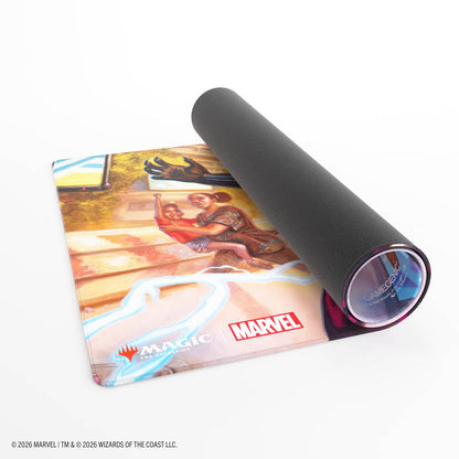 Gamegenic: Magic the Gathering | Marvel Super Heroes Shiny Playmat (Striking Black Panther)