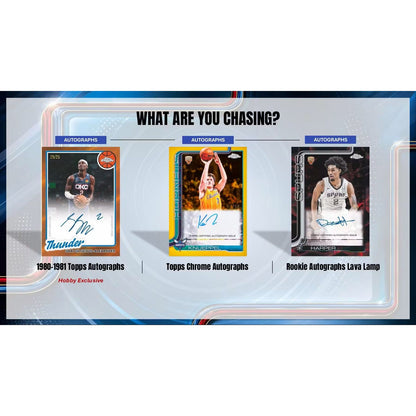 2025-26 Topps Chrome Update Series Basketball Mega Box